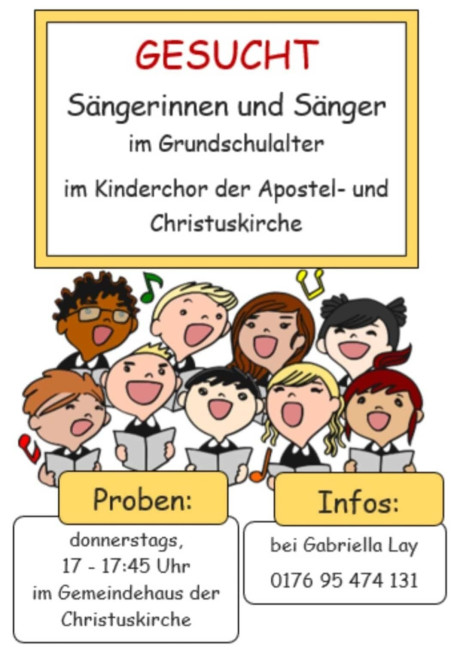 Plakat Kinderchor
