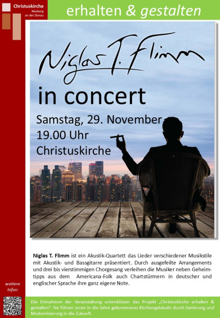 Konzertplakat Niglas T. Flimm