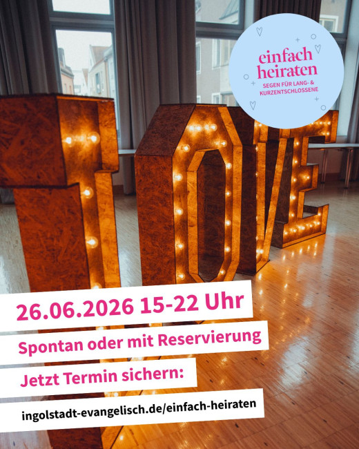 Plakat Einfach Heiraten