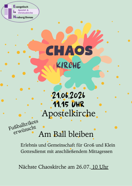 Plakat Chaoskirche