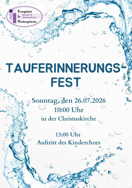 Plakat Tauferinnerung